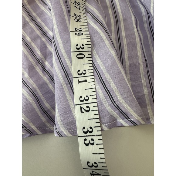 Sandro Midi Skirt Womens Size‎ 34 Linen Blend Ruffle Cóctel Designer Lined New - Picture 11 of 16